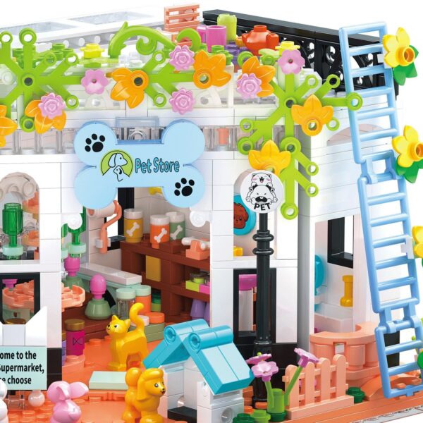 Want Want Dog And Cat Cute Pet House Decoration Building Blocks - Image 7